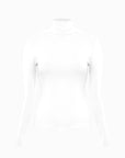 Stretchy Thin Turtleneck Long Sleeve Top