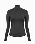 Stretchy Thin Turtleneck Long Sleeve Top