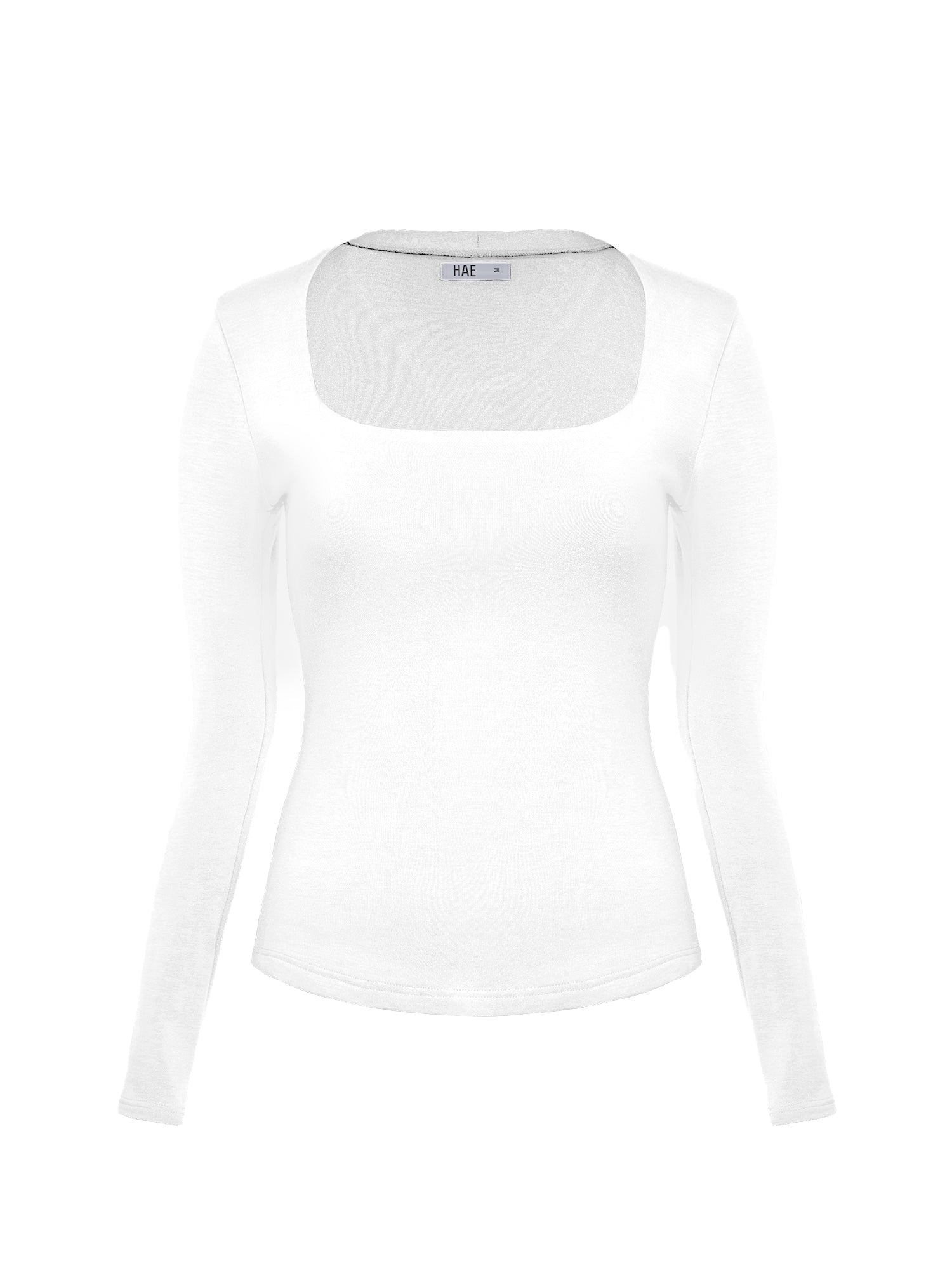 Squareneck Braless Long Sleeve Top