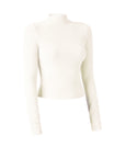 Thermal Mock Neck Long Sleeve Top