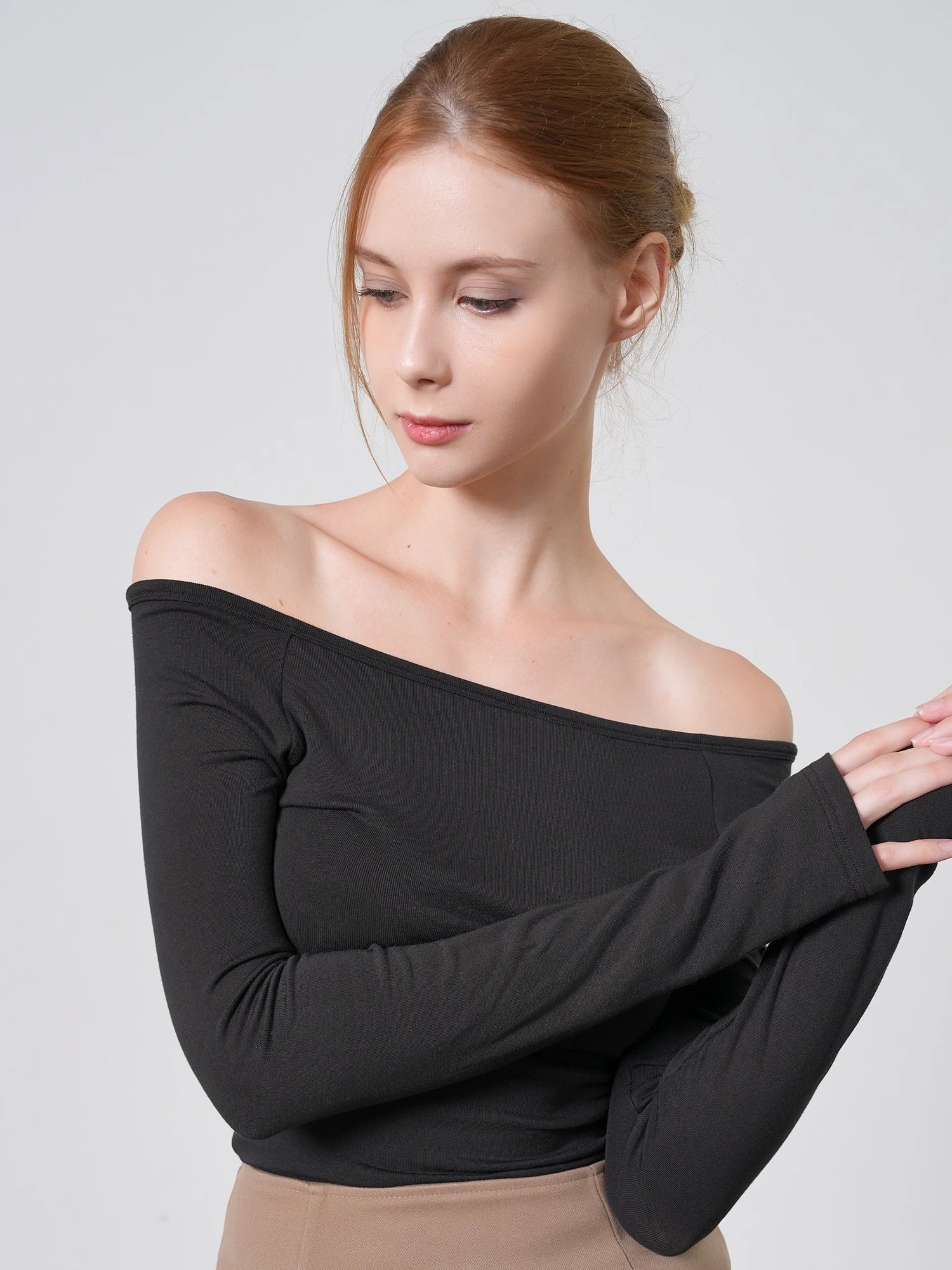 2Pcs Set Multi-Wear Long Sleeve Top