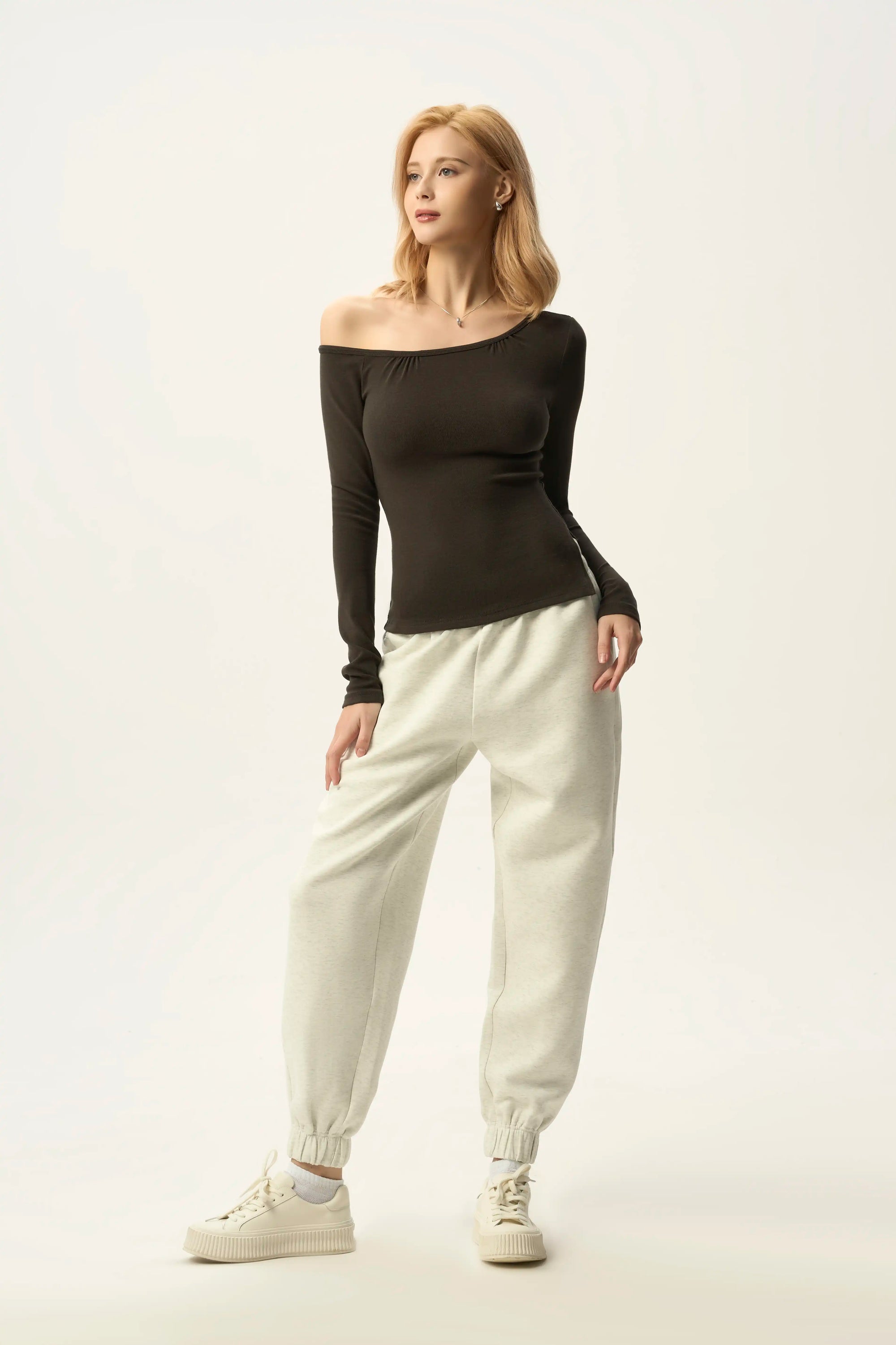 Off Shoulder Gathered Top