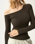 Off Shoulder Gathered Top