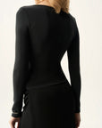 Sculpting V Neck Top