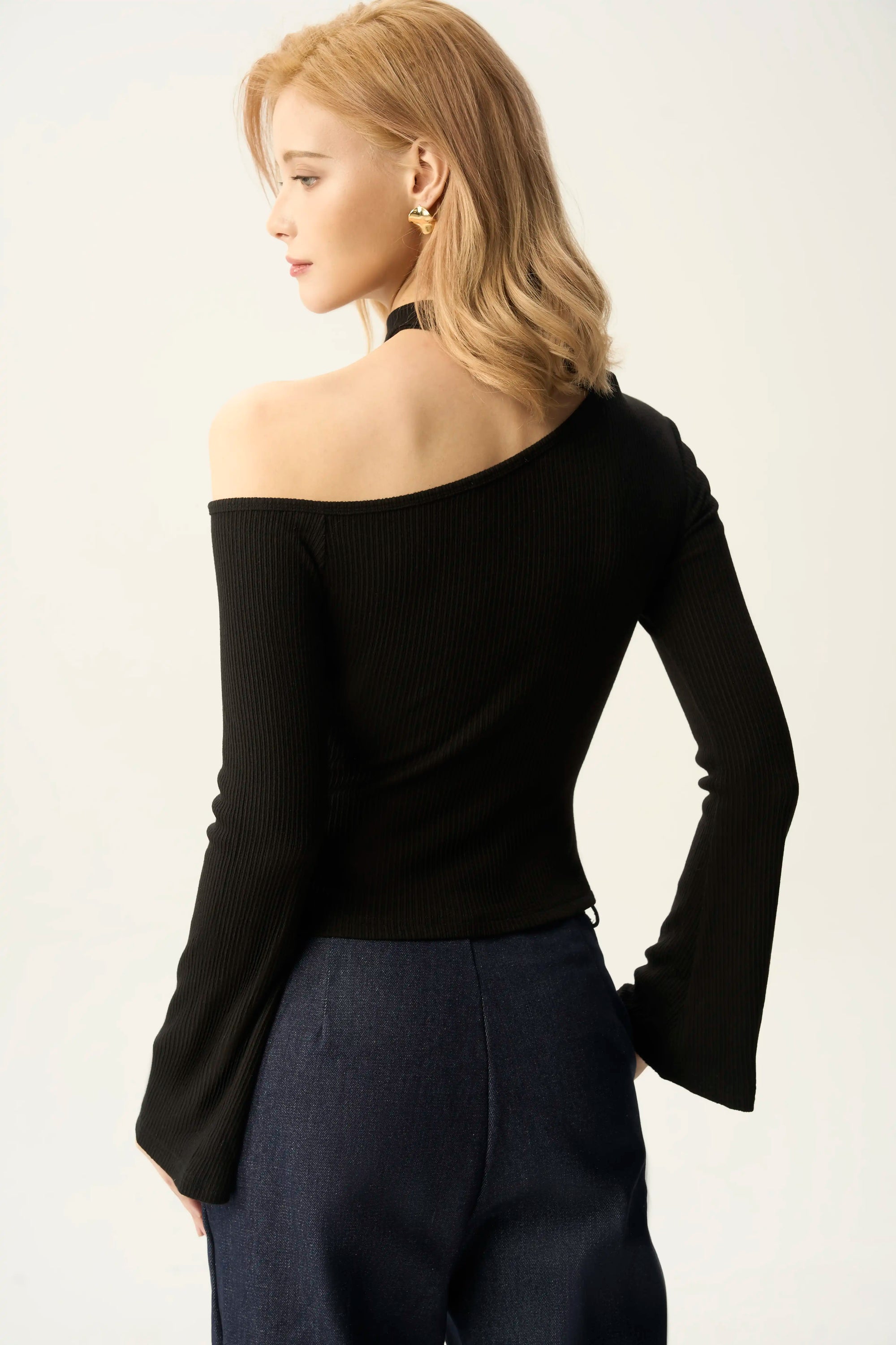 Off Shoulder Choker Top