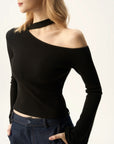 Off Shoulder Choker Top