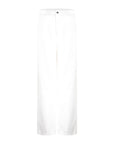 Off White Mid-Waist Straight Leg Jeans