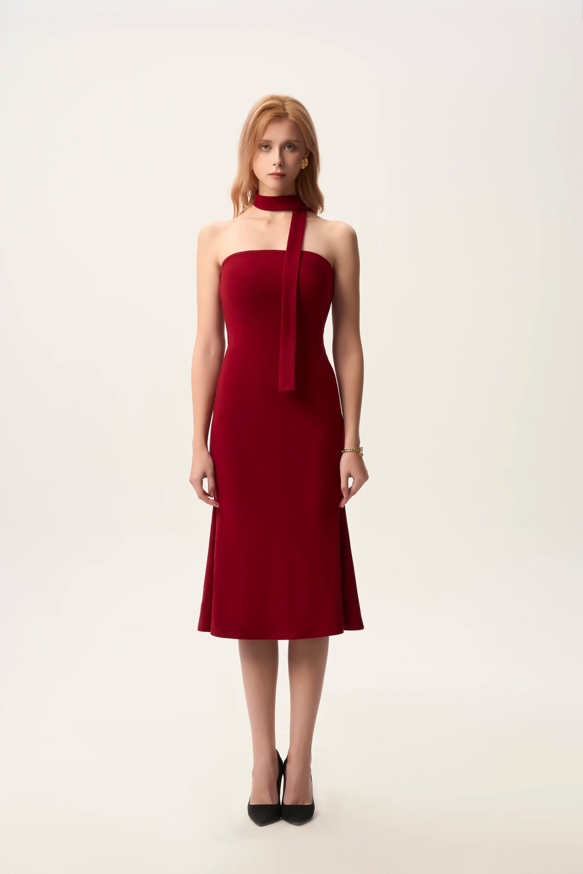 Crimson Soirée Duo Set