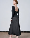 Open Back Braless Long Sleeve Top