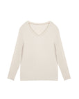 Relaxed V-neck Long Sleeve Top