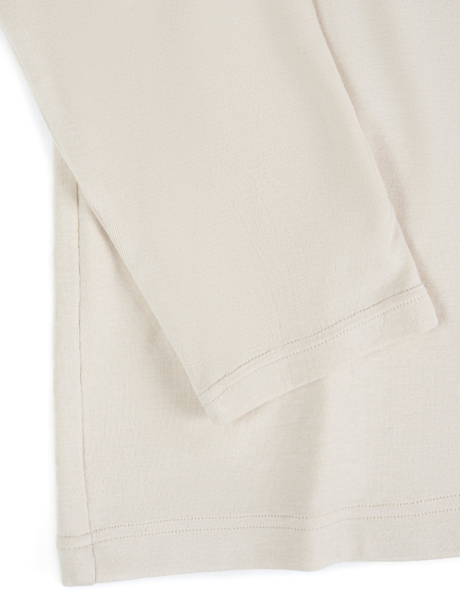 Relaxed V-neck Long Sleeve Top