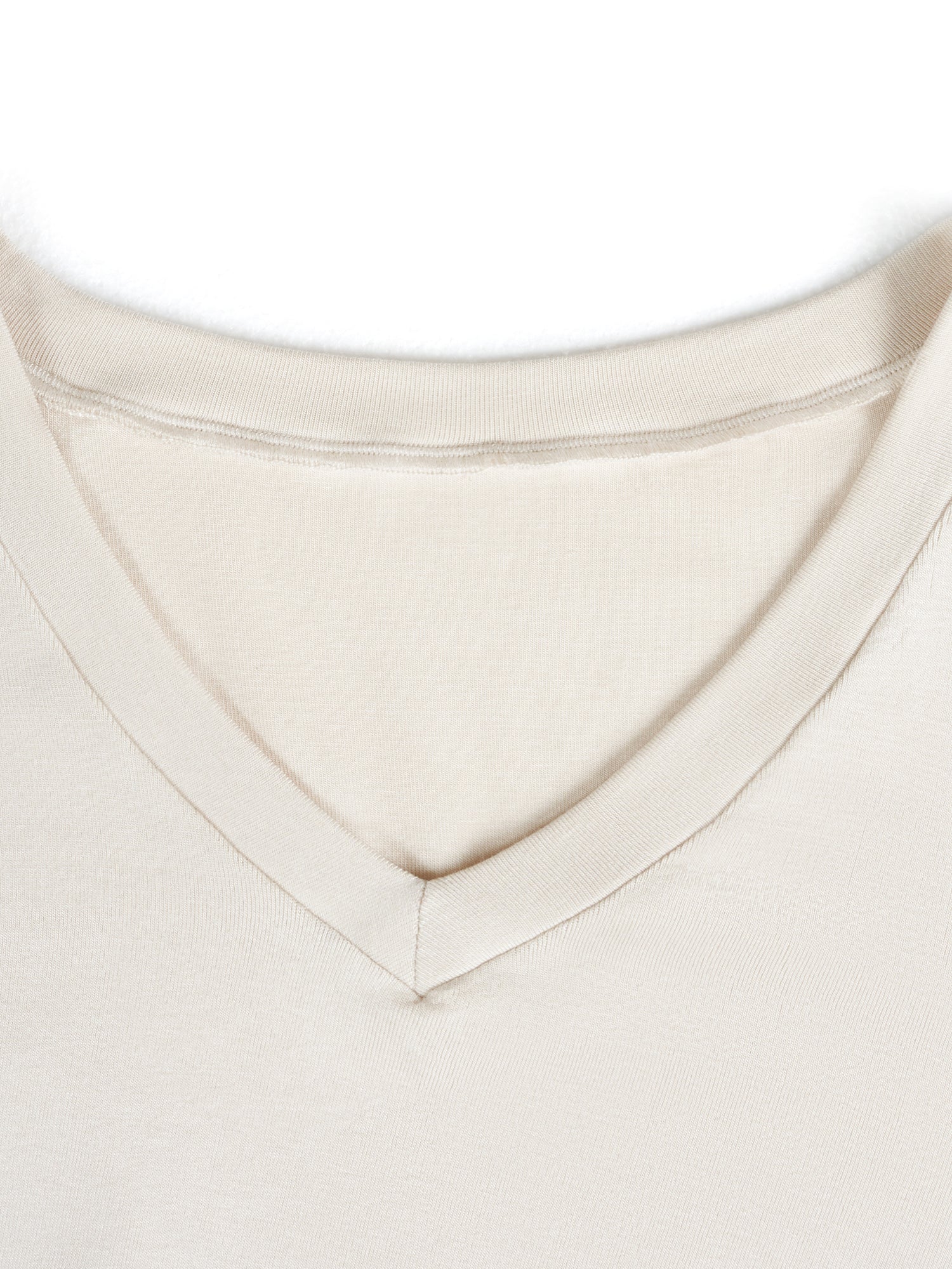 Relaxed V-neck Long Sleeve Top