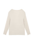 Relaxed V-neck Long Sleeve Top