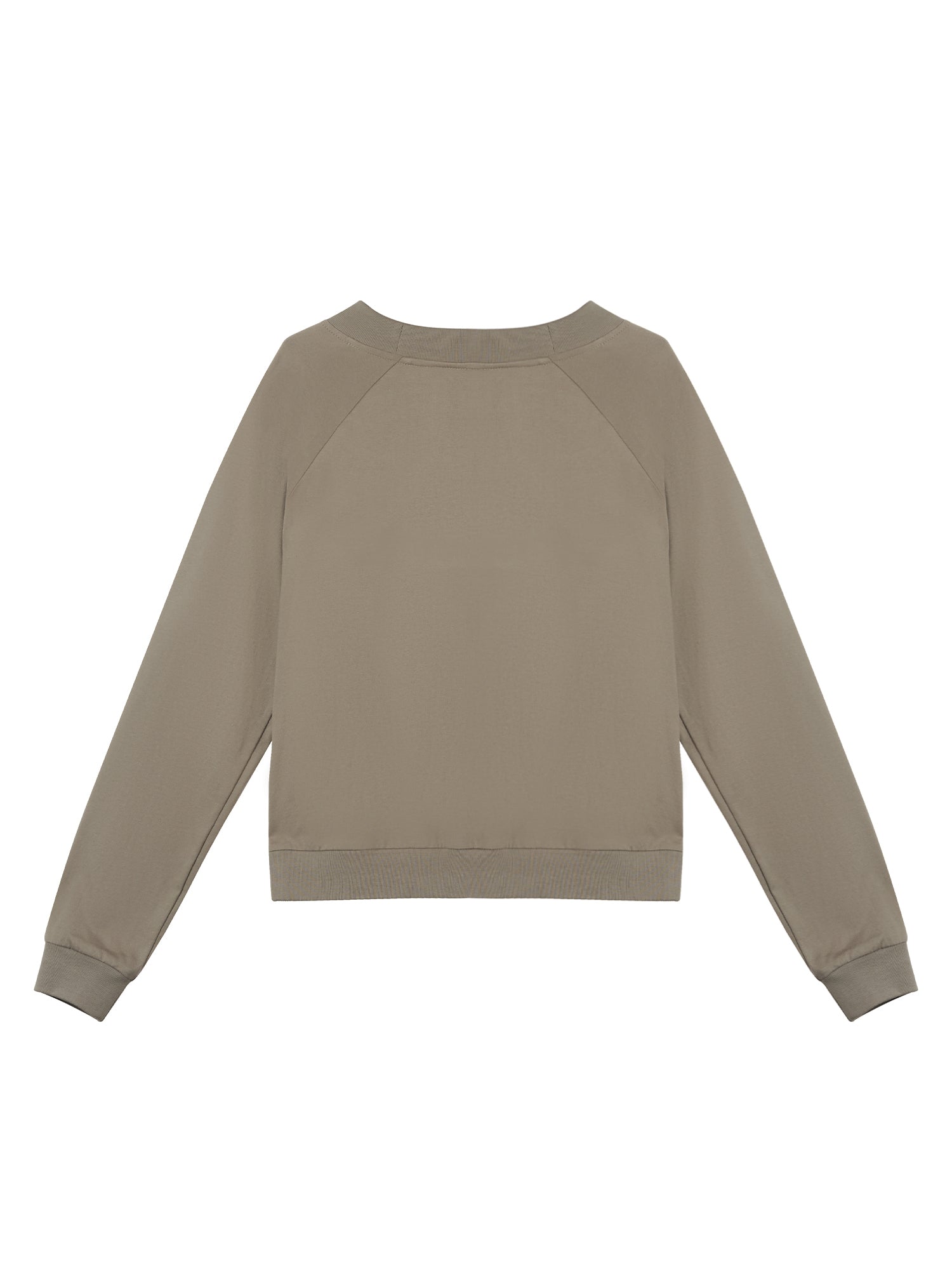 Raglan Sleeve Crewneck Sweater