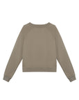 Raglan Sleeve Crewneck Sweater