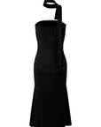 Halter Neck Cocktail Dress with Tie Detail