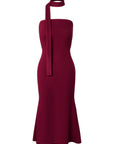 Halter Neck Cocktail Dress with Tie Detail
