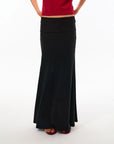 Fold-Over Mermaid Maxi Skirt