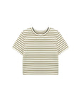 Strip Round Neck Casual T-Shirt