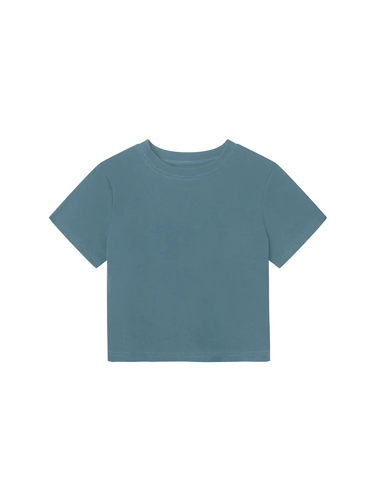 Strip Round Neck Casual T-Shirt