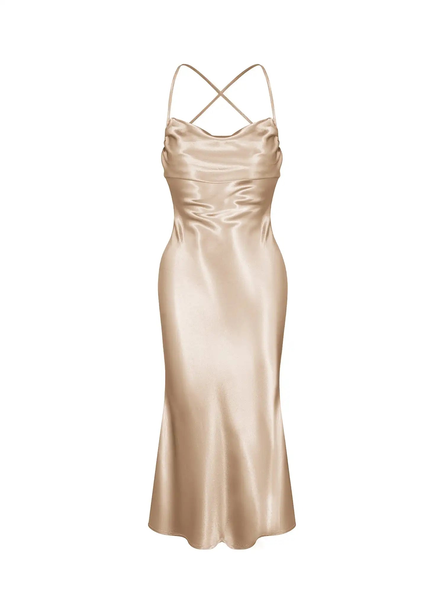 Satin Slip Mini Dress