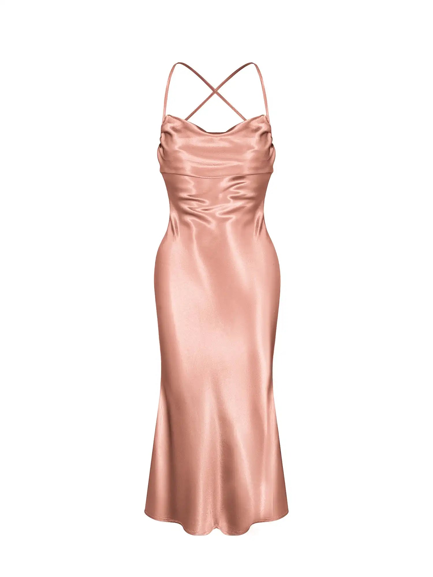 Satin Slip Mini Dress
