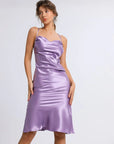 Satin Slip Mini Dress