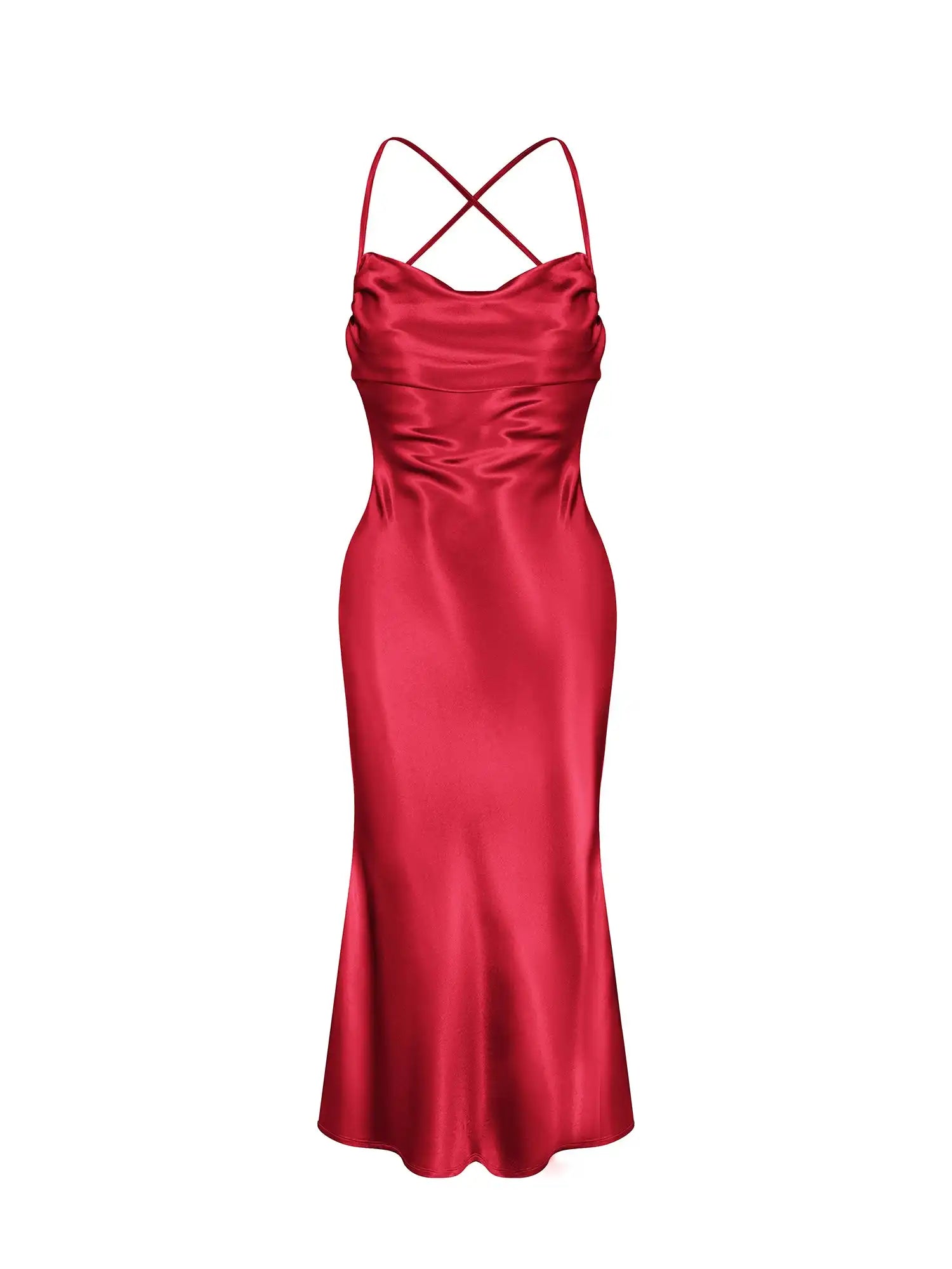 Satin Slip Mini Dress