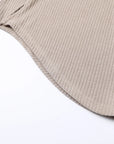 Cashmere-Like Single Lapel Irregular Cut Top