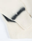 Printed Round-Neck Button Cardigan