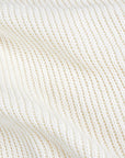 Spilt Neck Rib Knit Polo Sweater