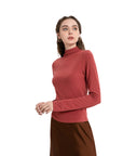 Thermal Mock Neck Long Sleeve Top