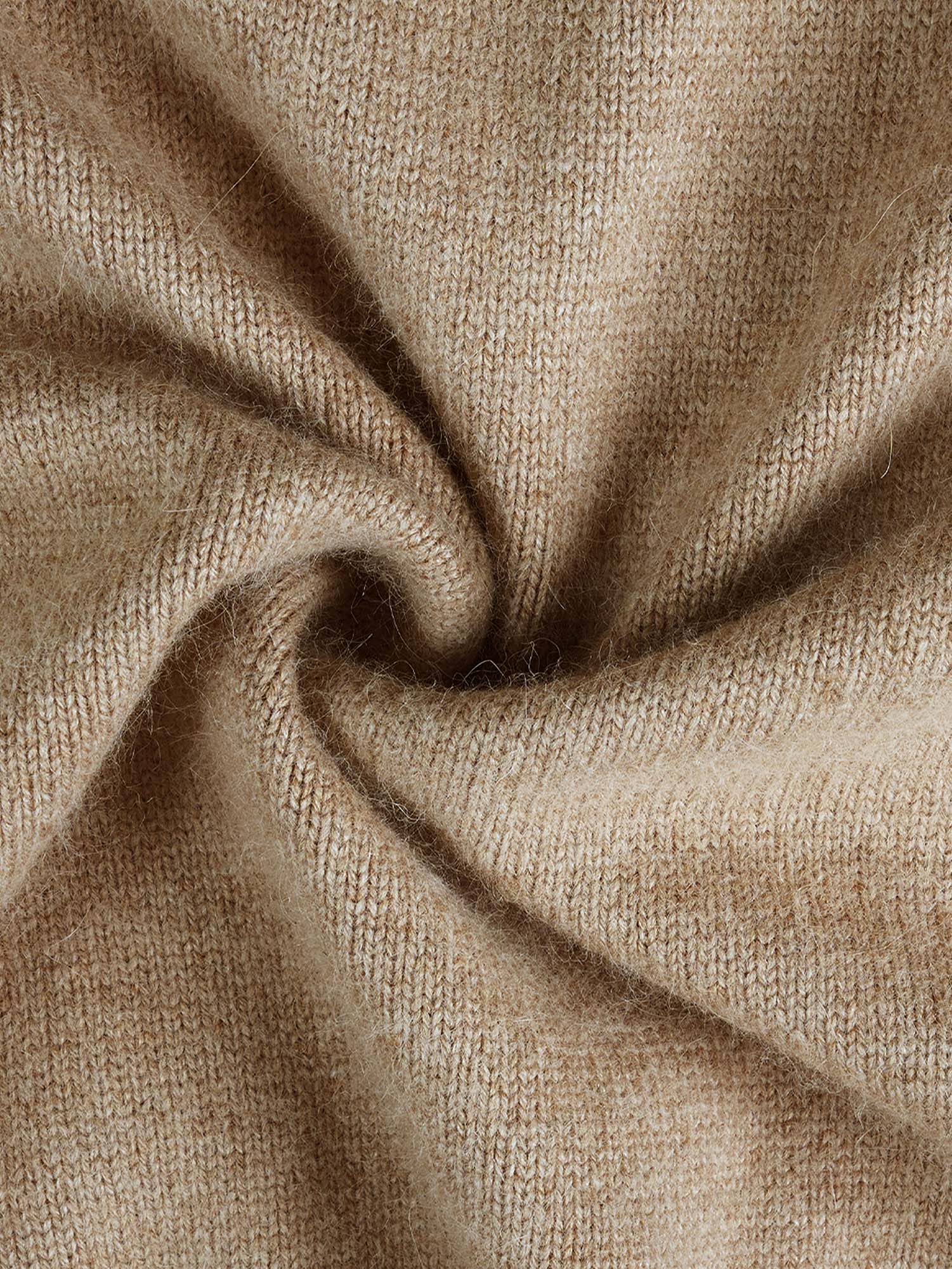 Woolen Rib Knit Raglan Sweater