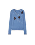 Argyle V-Neck Sweater