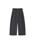 Double-Pleat Barrel-Leg Pants