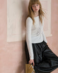 Double-Waist Cargo Wide-Leg Pants