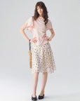 Draped Capelet Top Set