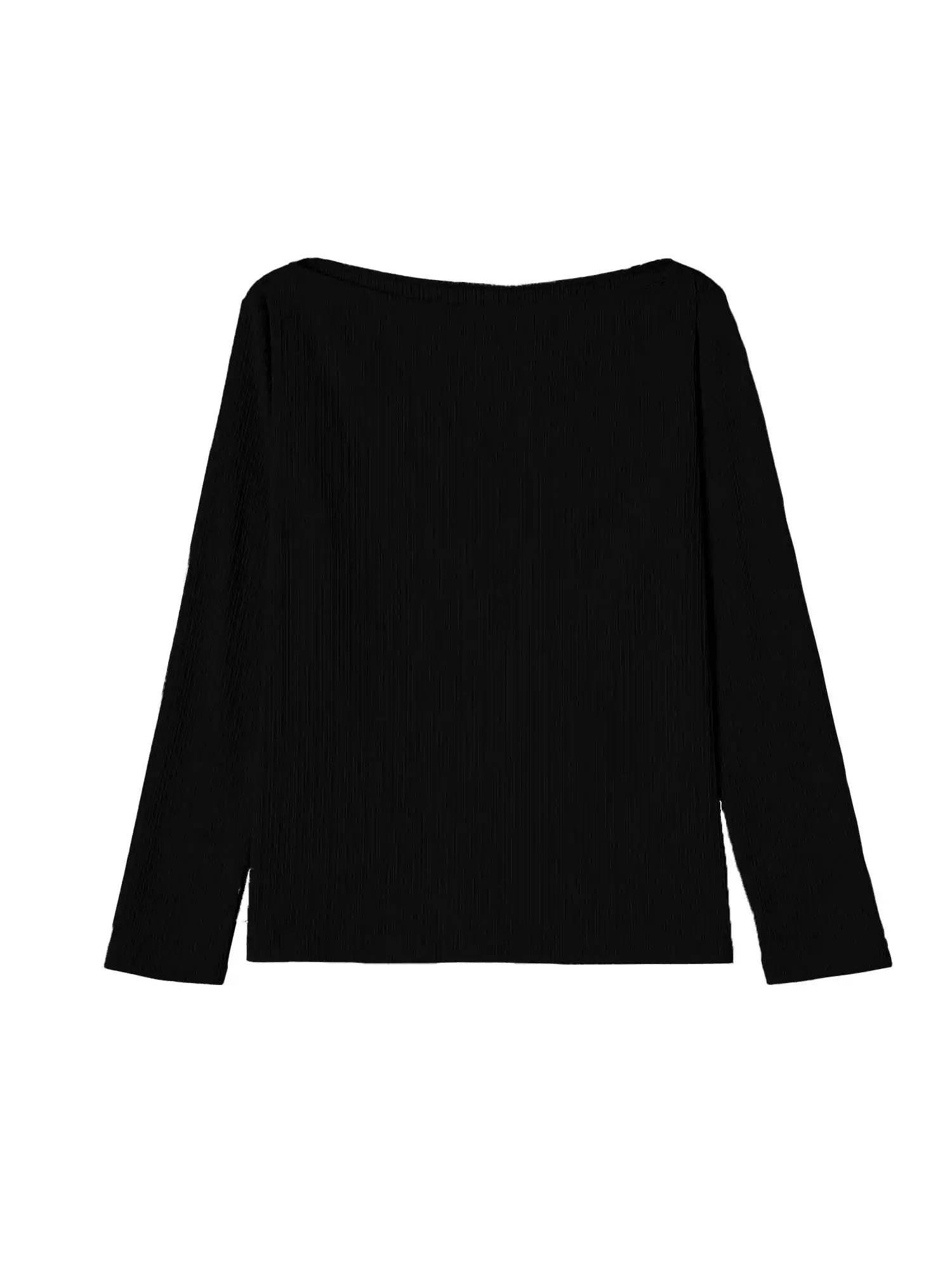 Boat Neck One Shoulder Top