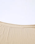 Boat Neck One Shoulder Top