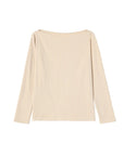 Boat Neck One Shoulder Top