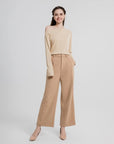 Boat Neck One Shoulder Top