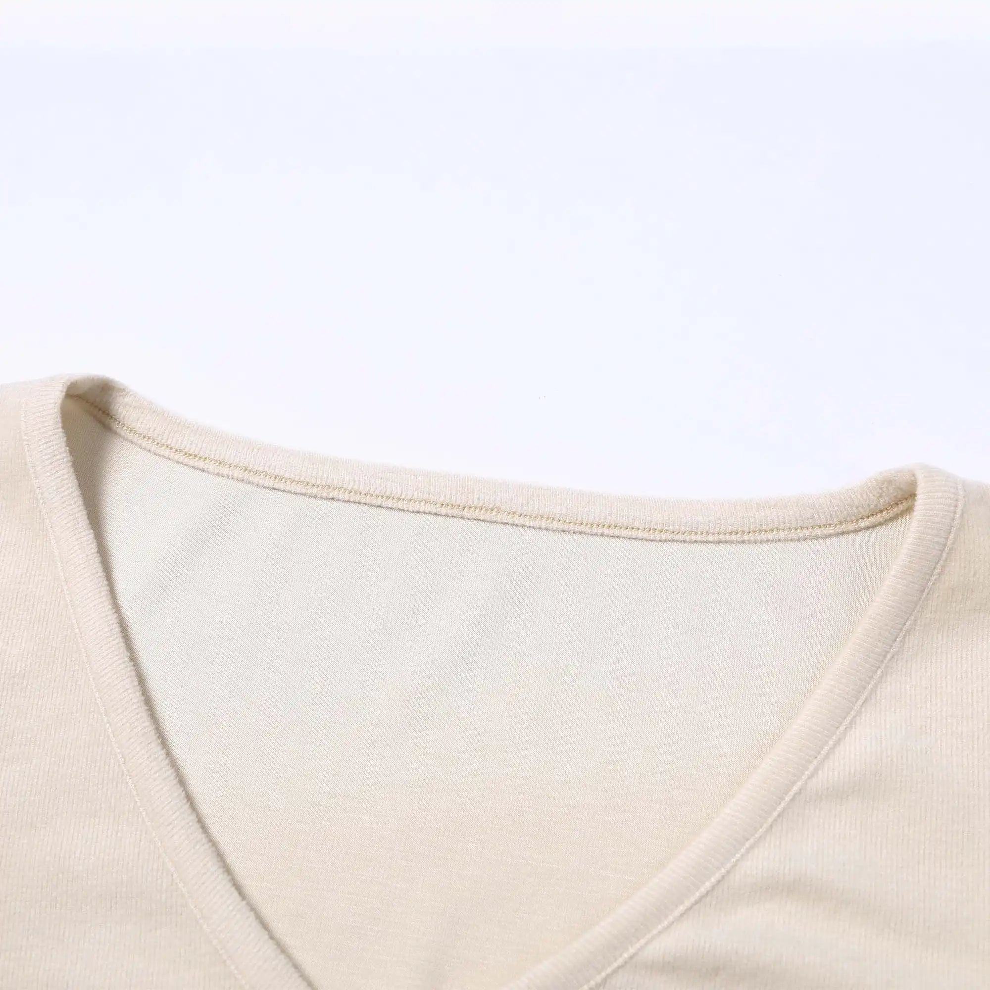 Thermal Ruched Side Slim Fit Top