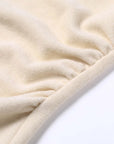 Thermal Ruched Side Slim Fit Top