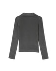 Thermal Cross V-Neck Top