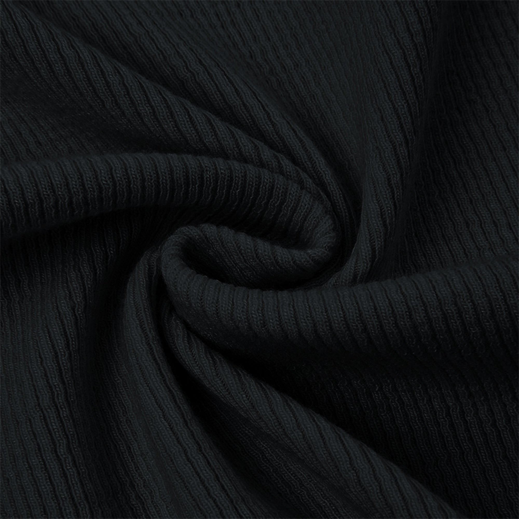 Open Seam Round Neck Tank Top