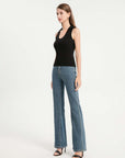 Vintage V-Neck Lapel Tank Top