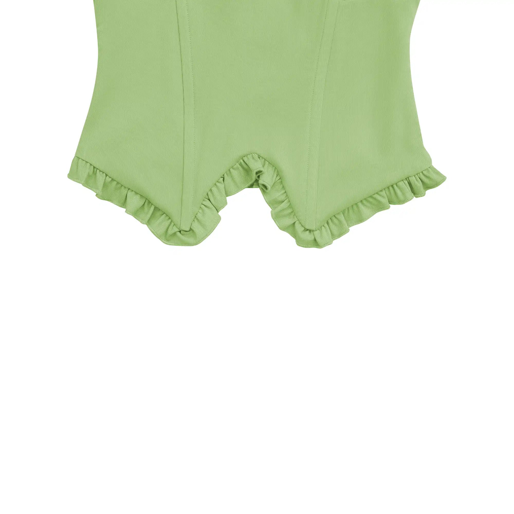 Icy Touch Ruffled Corset