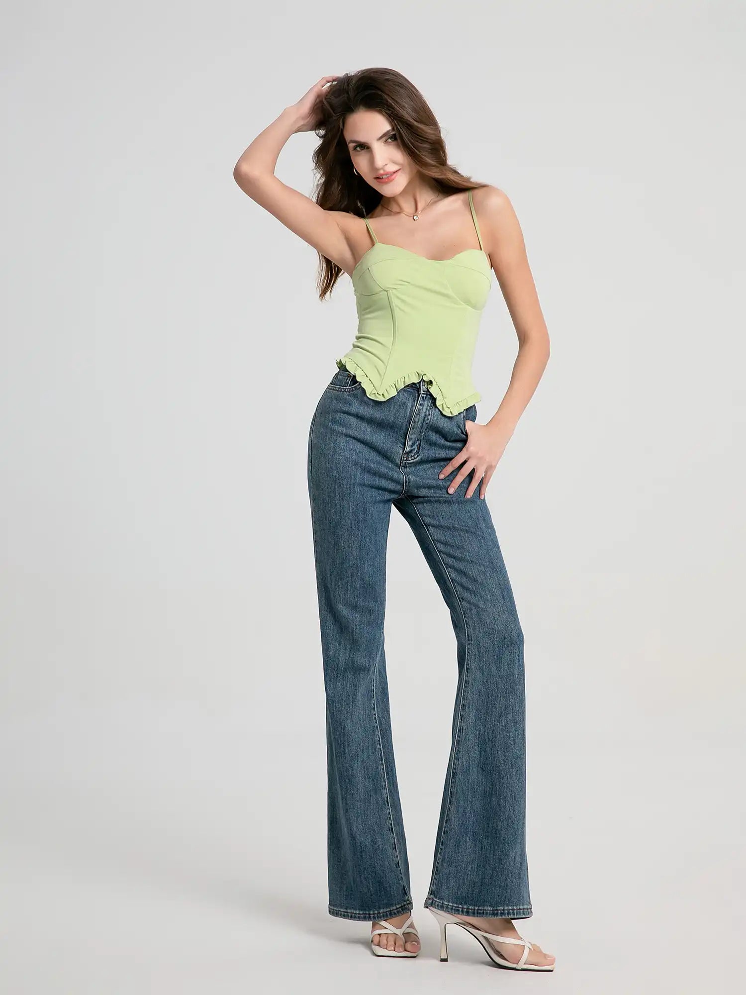 Icy Touch Ruffled Corset