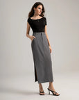 Ruched Sides Off-Shoulder Short Sleeve Top