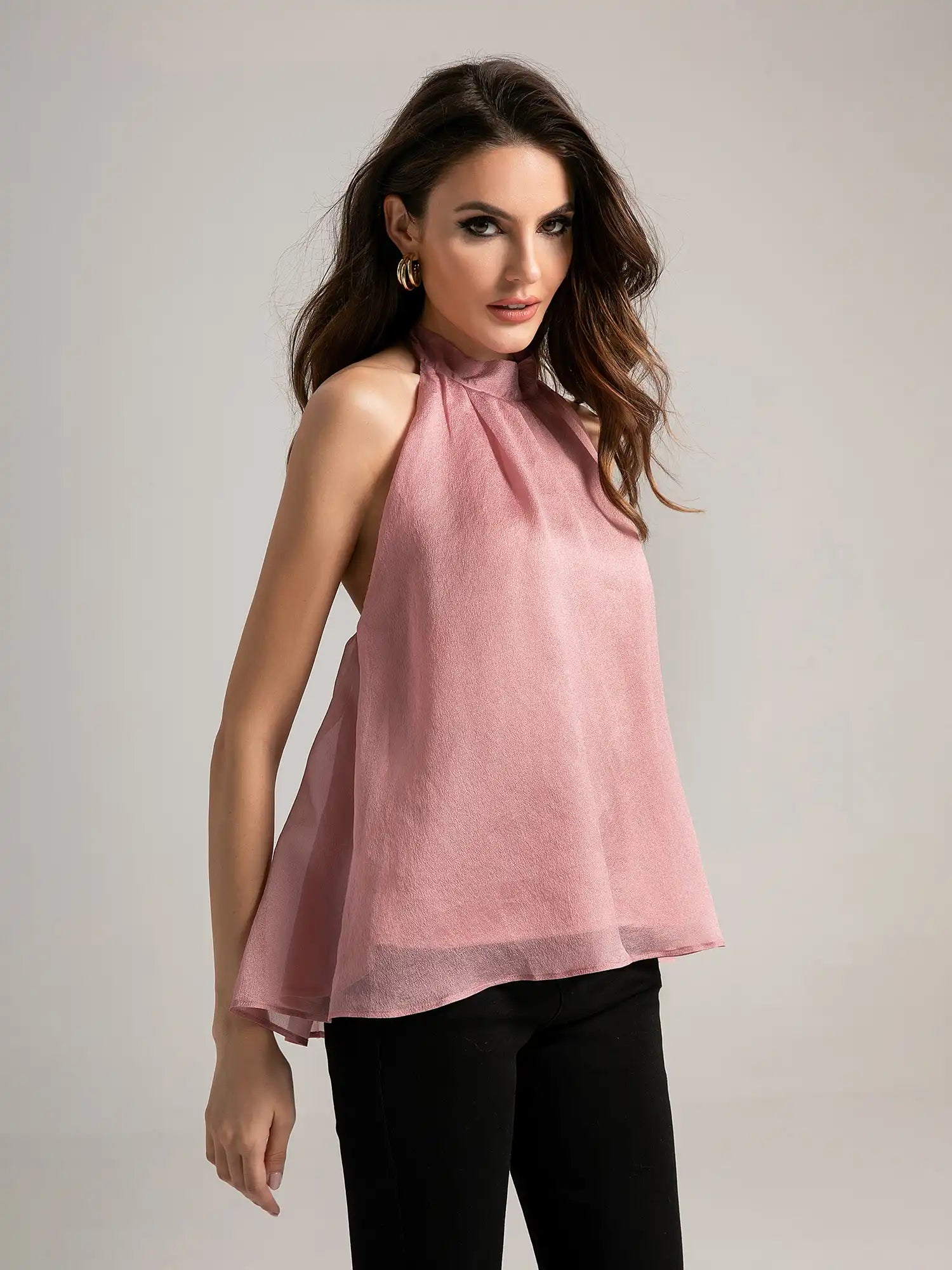Halter Sleeveless Tank Top